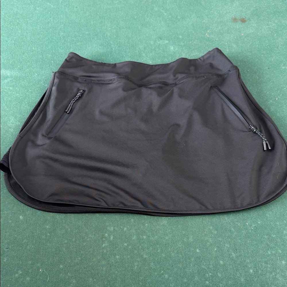 Chic Black Mini Skirt with Zip Pockets. CAJA. # 4